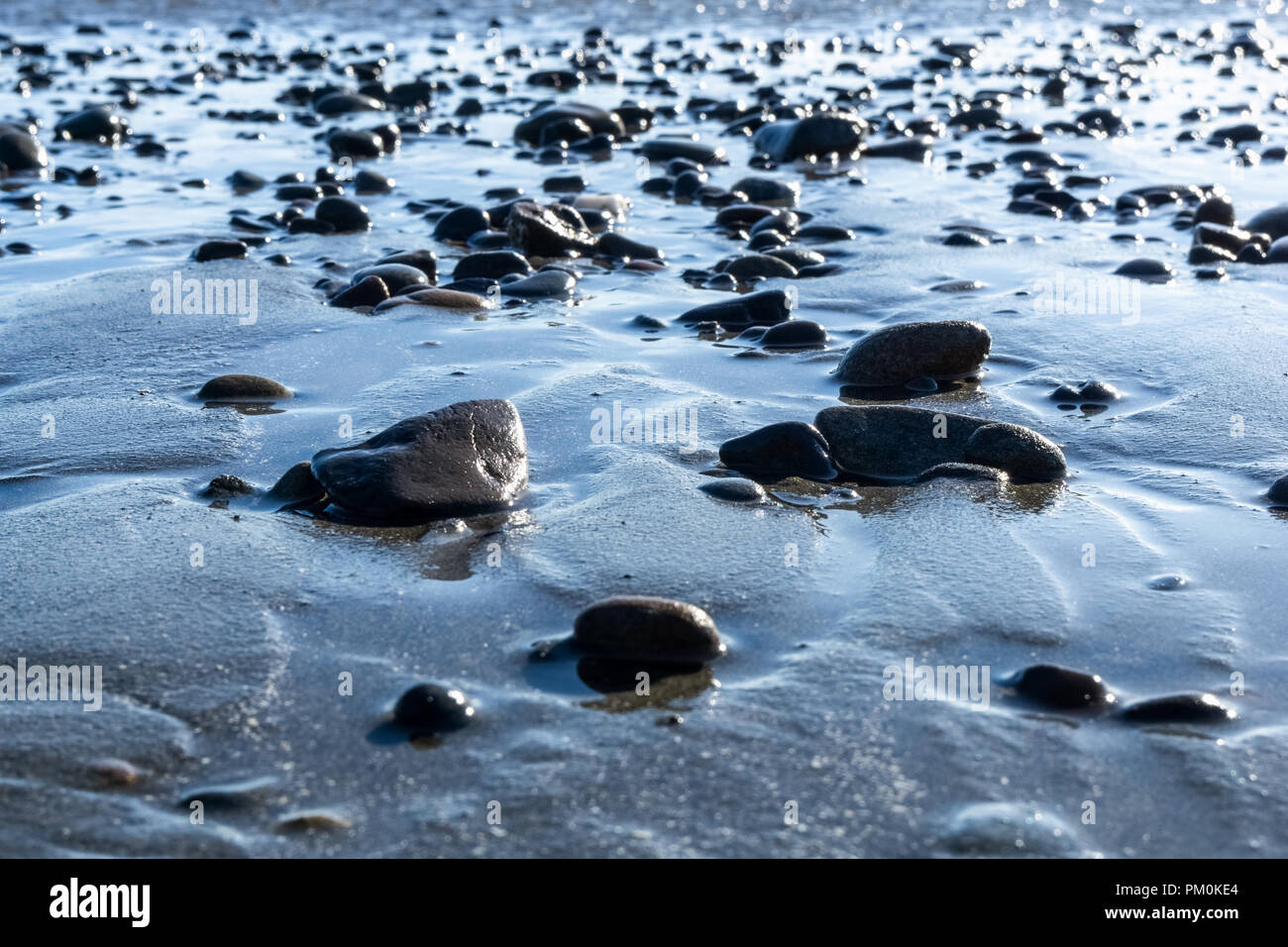 Beach sand rock rocks pebbles hi-res stock photography and images - Alamy