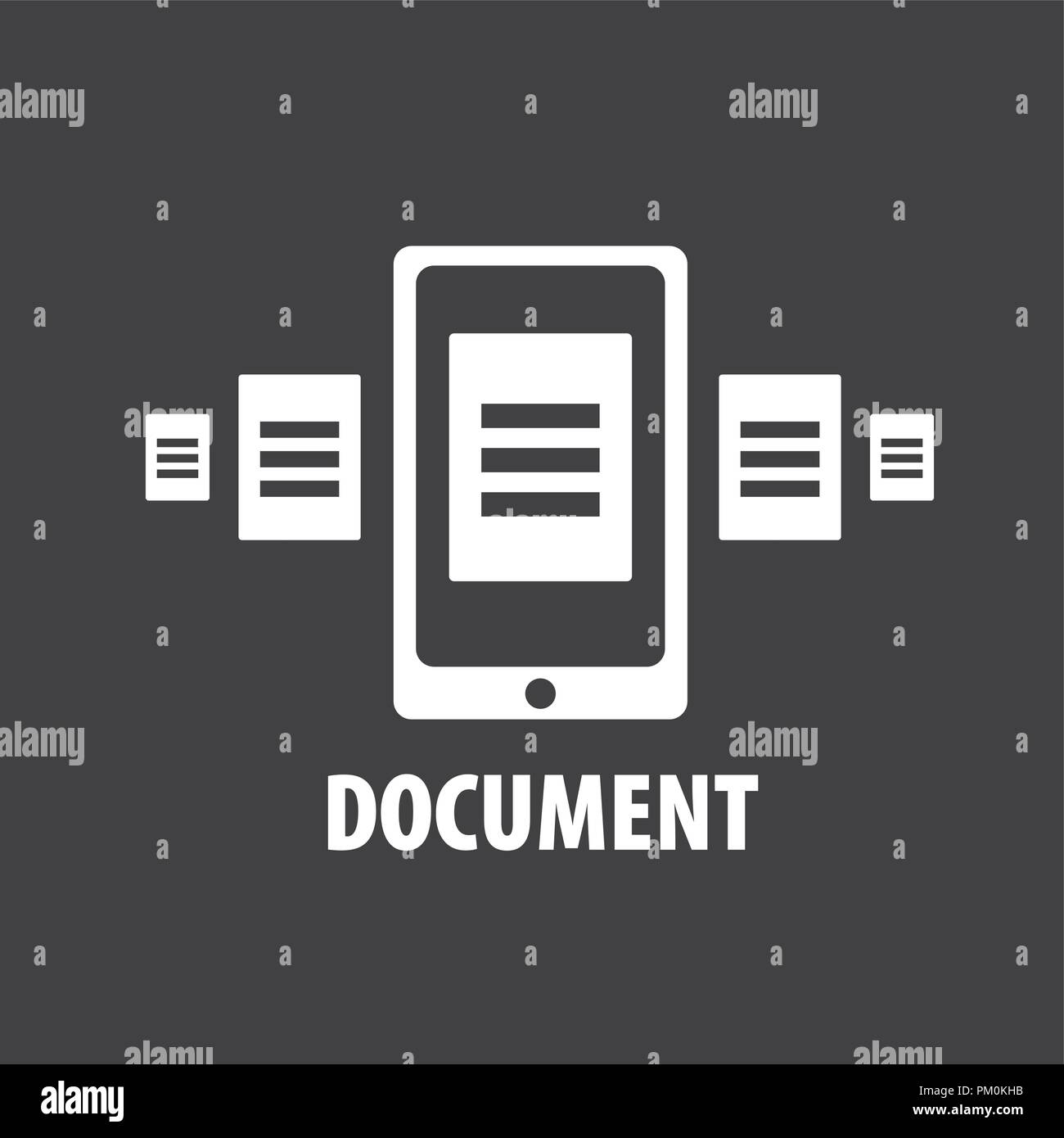 vector logo document Stock Vector Image & Art - Alamy