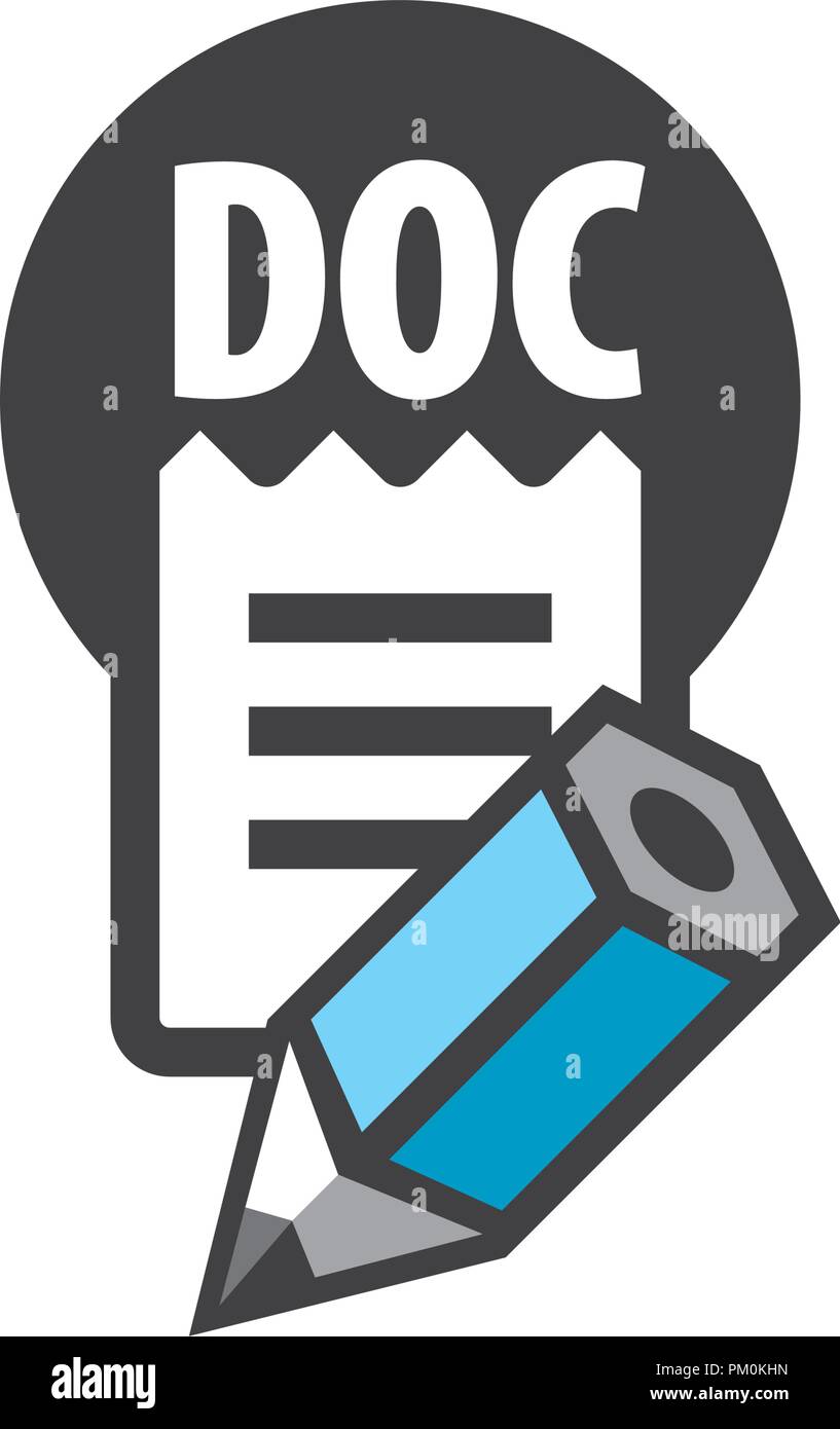 vector logo document Stock Vector Image & Art - Alamy