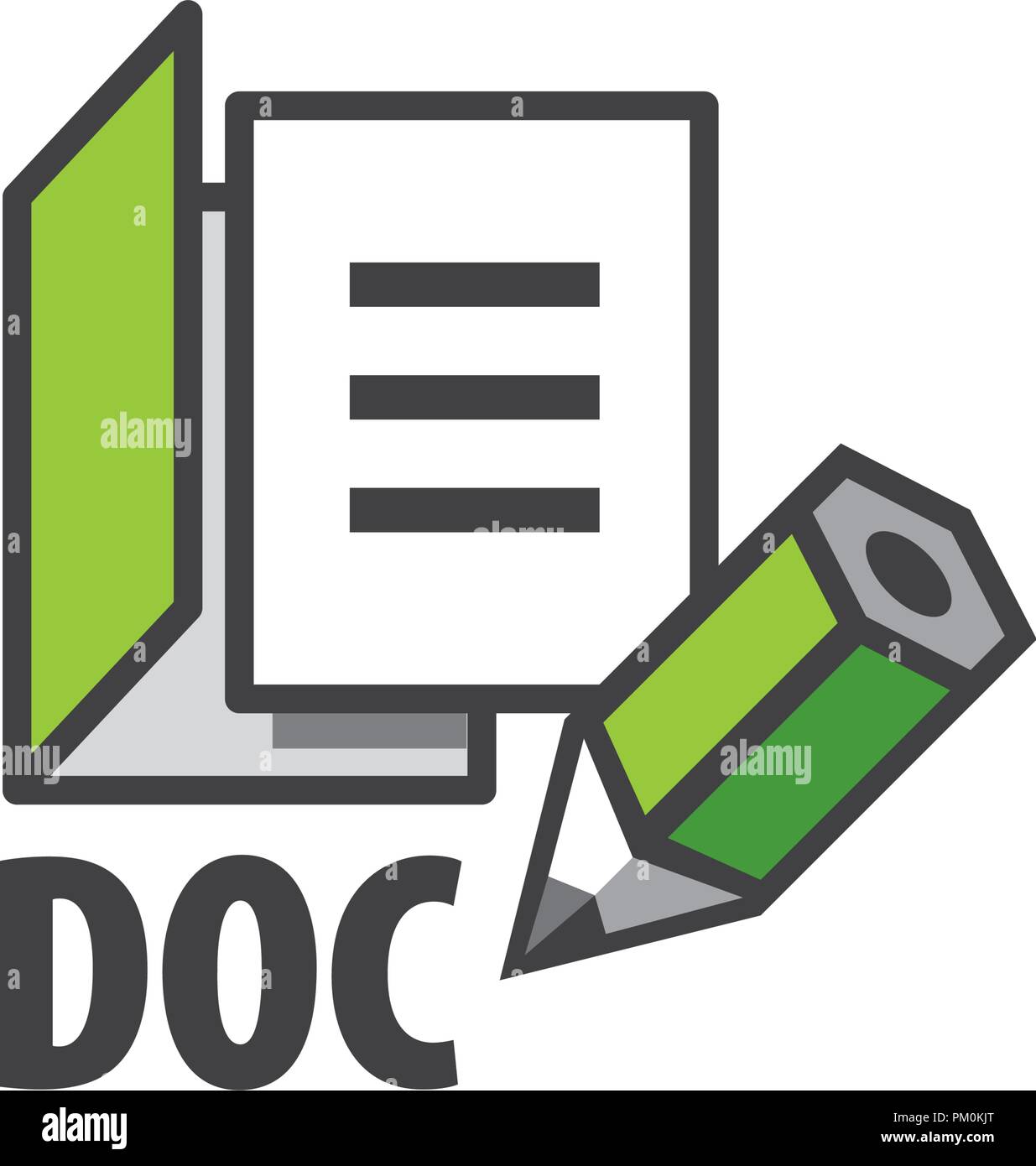 vector logo document Stock Vector Image & Art - Alamy