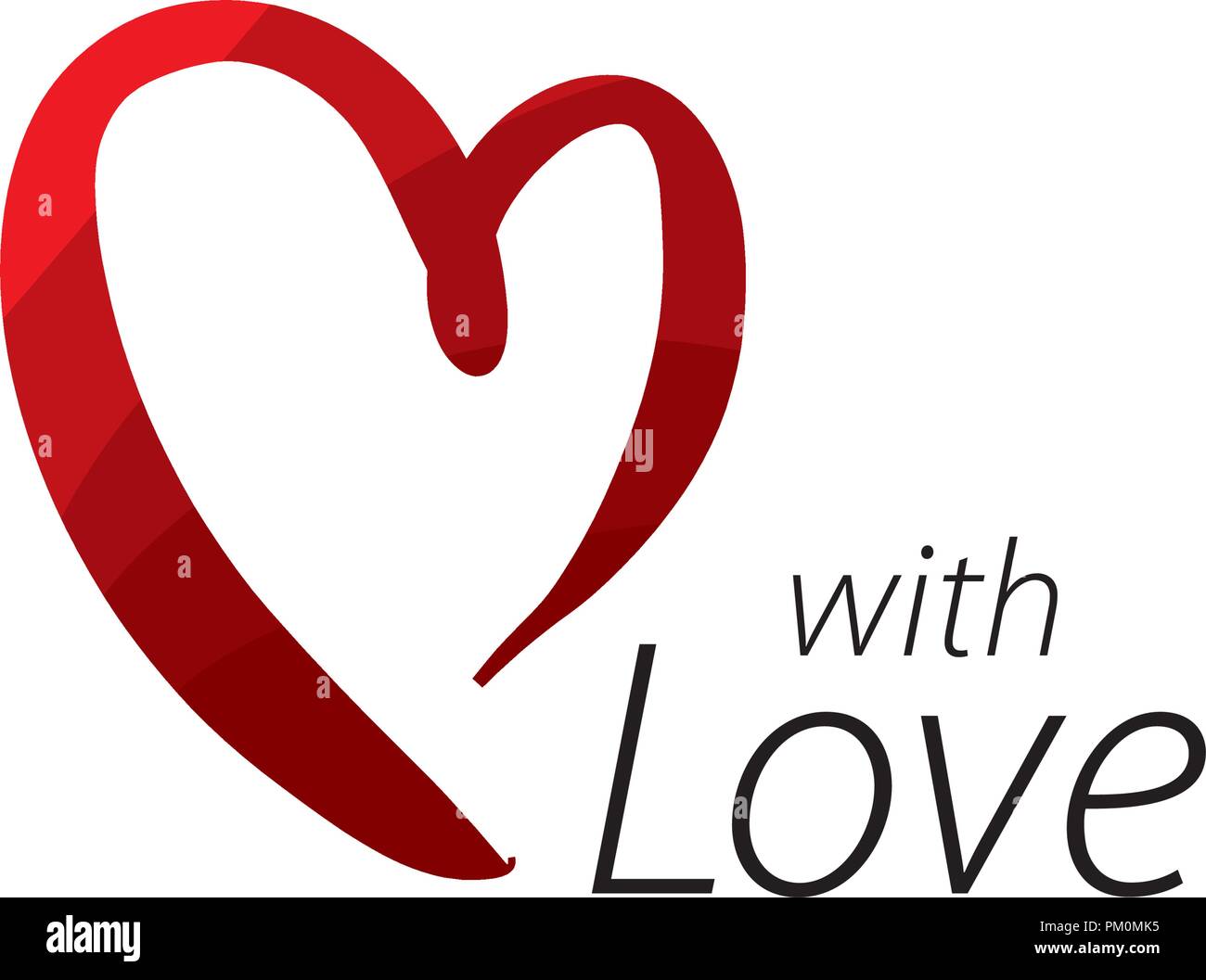 vector logo heart Stock Vector Image & Art - Alamy