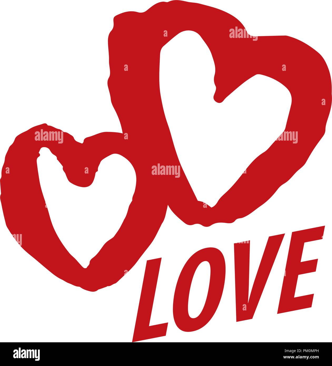 vector logo heart Stock Vector Image & Art - Alamy