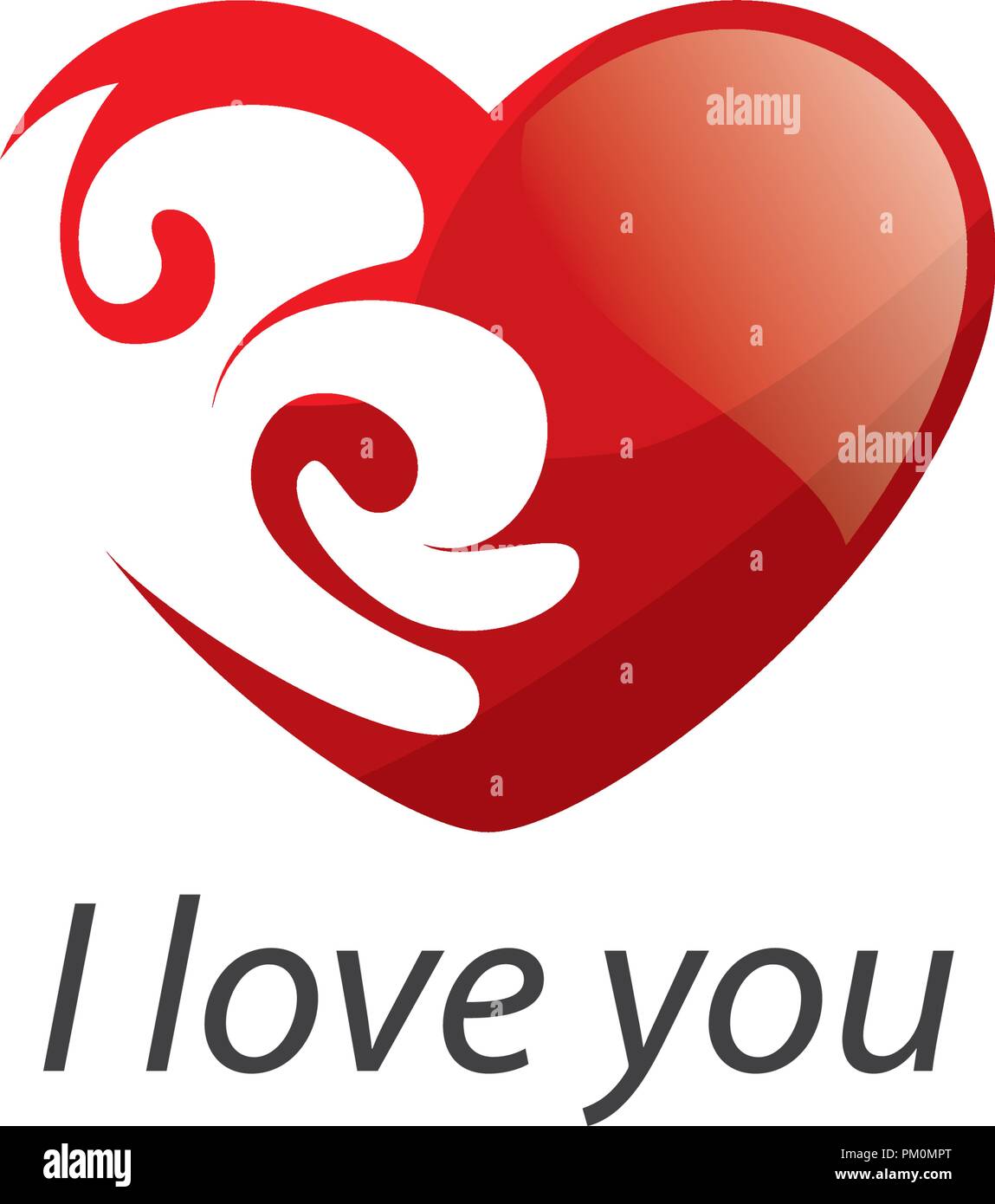 vector logo heart Stock Vector Image & Art - Alamy