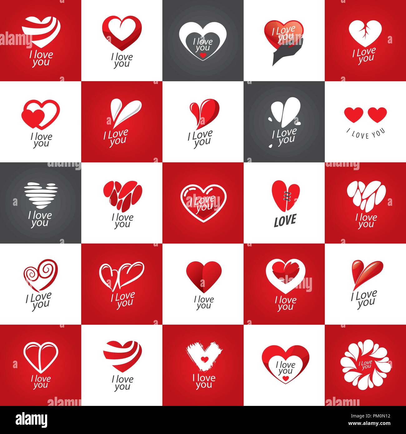 vector logo heart Stock Vector Image & Art - Alamy