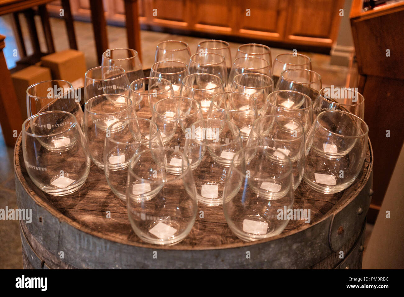 Niagara on the Lake, Ontario, Canada 20 August, 2018 Wine tasting in