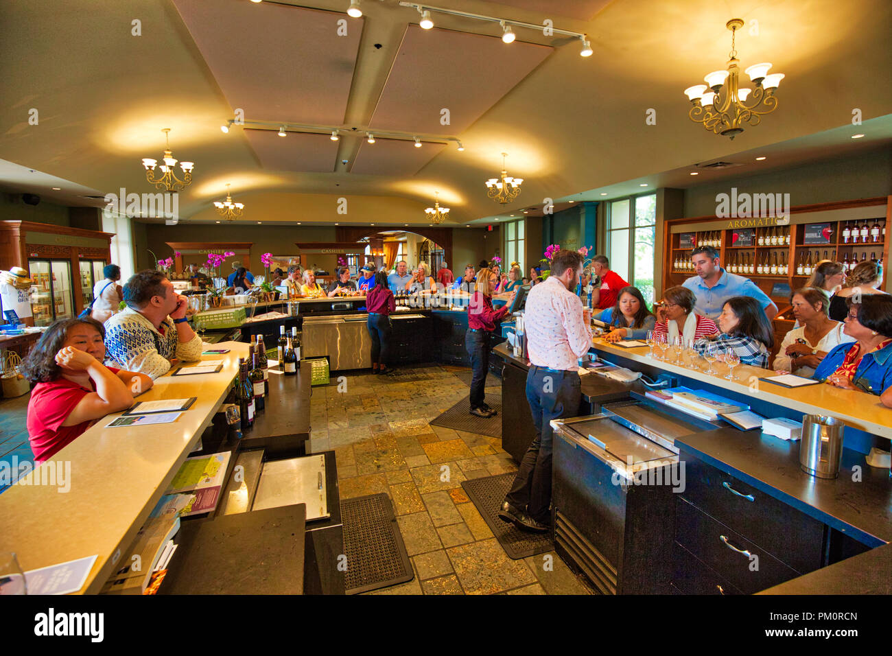 Niagara on the Lake, Ontario, Canada 20 August, 2018 Wine tasting in