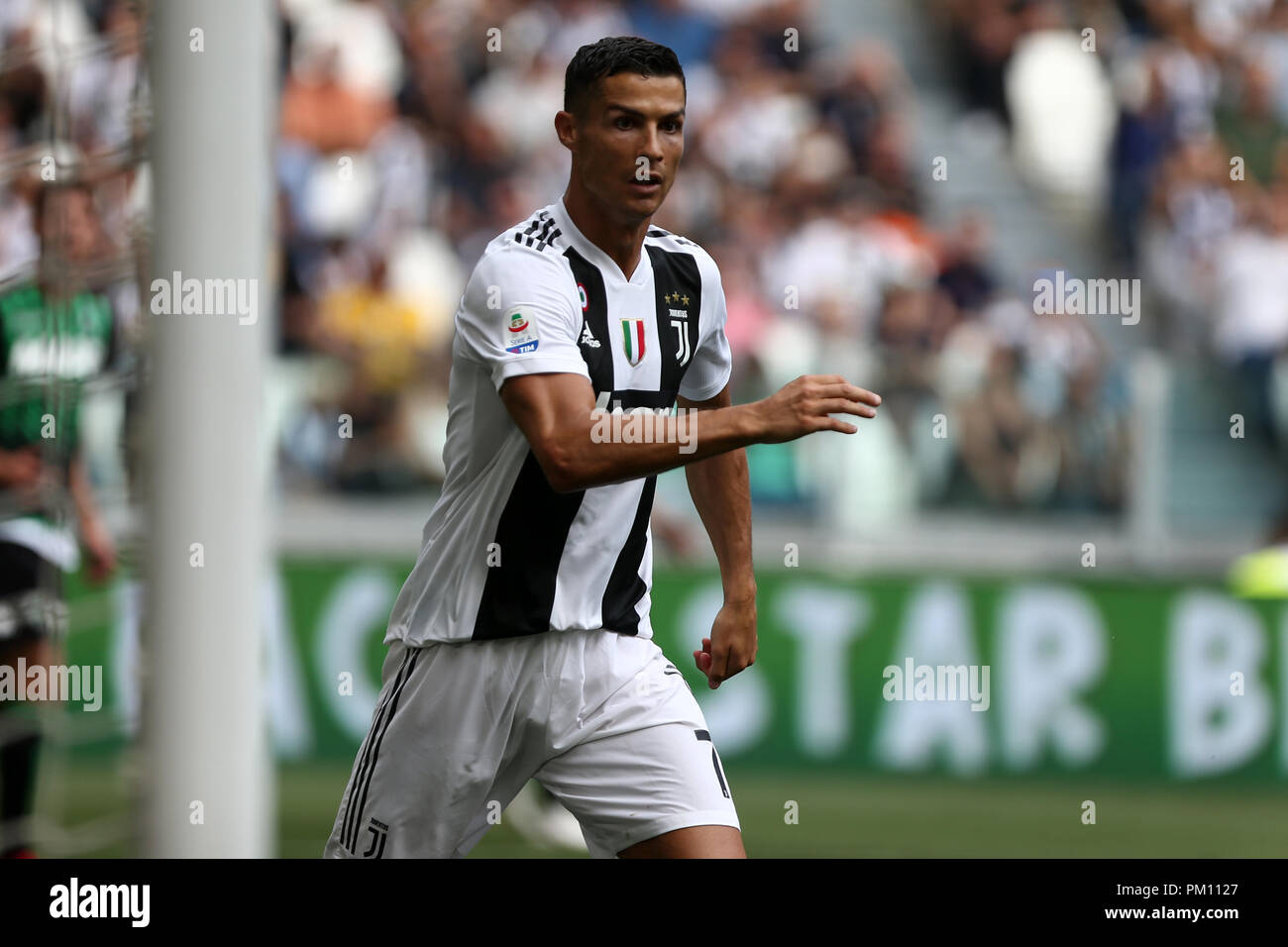 Torino, Italy. 16th September 2018. Cristiano Ronaldo of Juventus FC ...