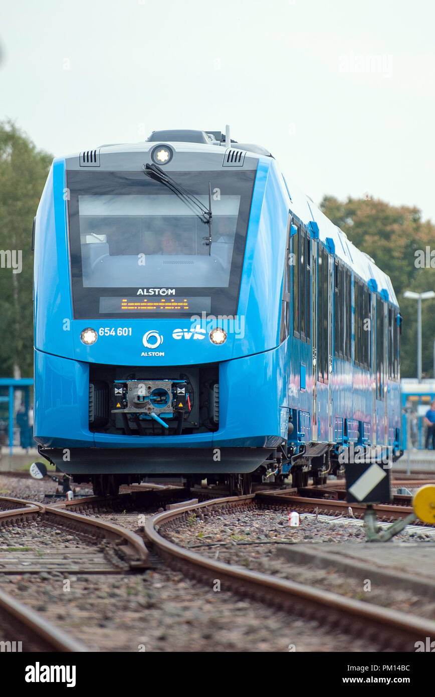 Bremervoerde, Germany. 16 September 2018. A New Electric Train Powered ...