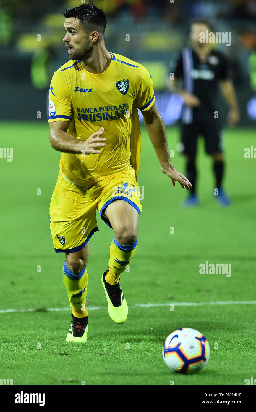 Rome, Italy. 16th Sep, 2018. Football Serie A Frosinone vs Sampdoria-Frosinone 15-09-2018 in the picture Luka Krajnc Photo Photographer01 Credit: Independent Photo Agency/Alamy Live News Stock Photo