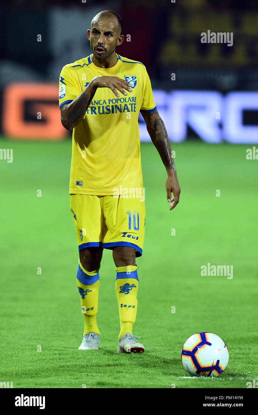 Rome, Italy. 16th Sep, 2018. Football Serie A Frosinone vs Sampdoria-Frosinone 15-09-2018 in the picture Danilo Soddimo Photo Photographer01 Credit: Independent Photo Agency/Alamy Live News Stock Photo