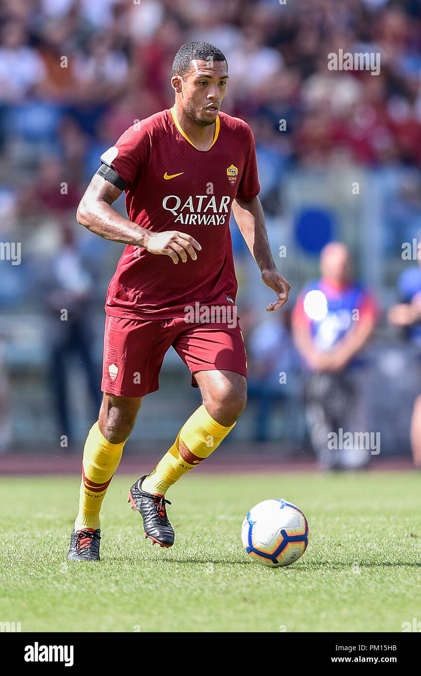 Rome, Italy. 16th Sep, 2018. Juan Jesus of AS Roma during the Serie A match between Roma and Chievo Verona at Stadio Olimpico, Rome, Italy on 16 September 2018. Photo by Giuseppe Maffia. 16th Sep, 2018. Credit: AFP7/ZUMA Wire/Alamy Live News Stock Photo