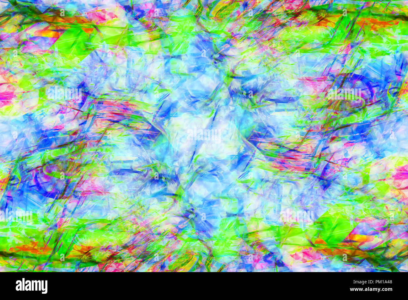 Art abstract colorful pattern background: yellow, red, green, blue ...