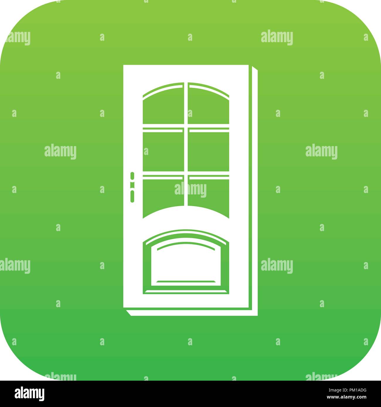 Office door icon green vector Stock Vector Image & Art - Alamy