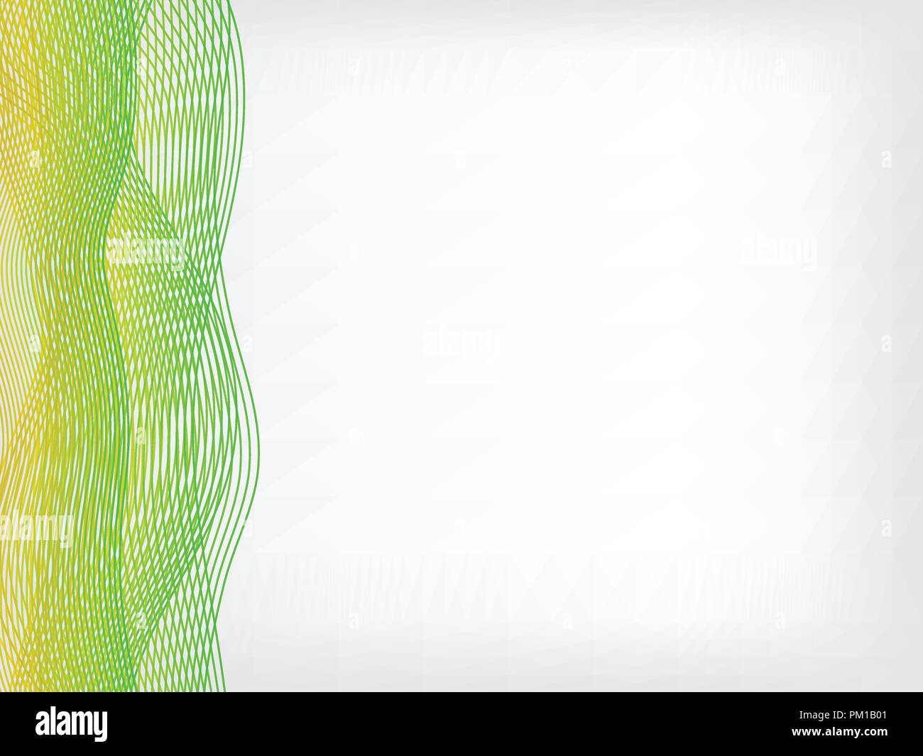 abstract vector waved line background - green and yellow Stock Vector ...