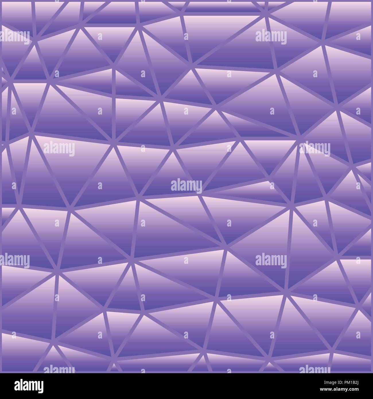 abstract vector stained-glass triangle mosaic background - purple and ...