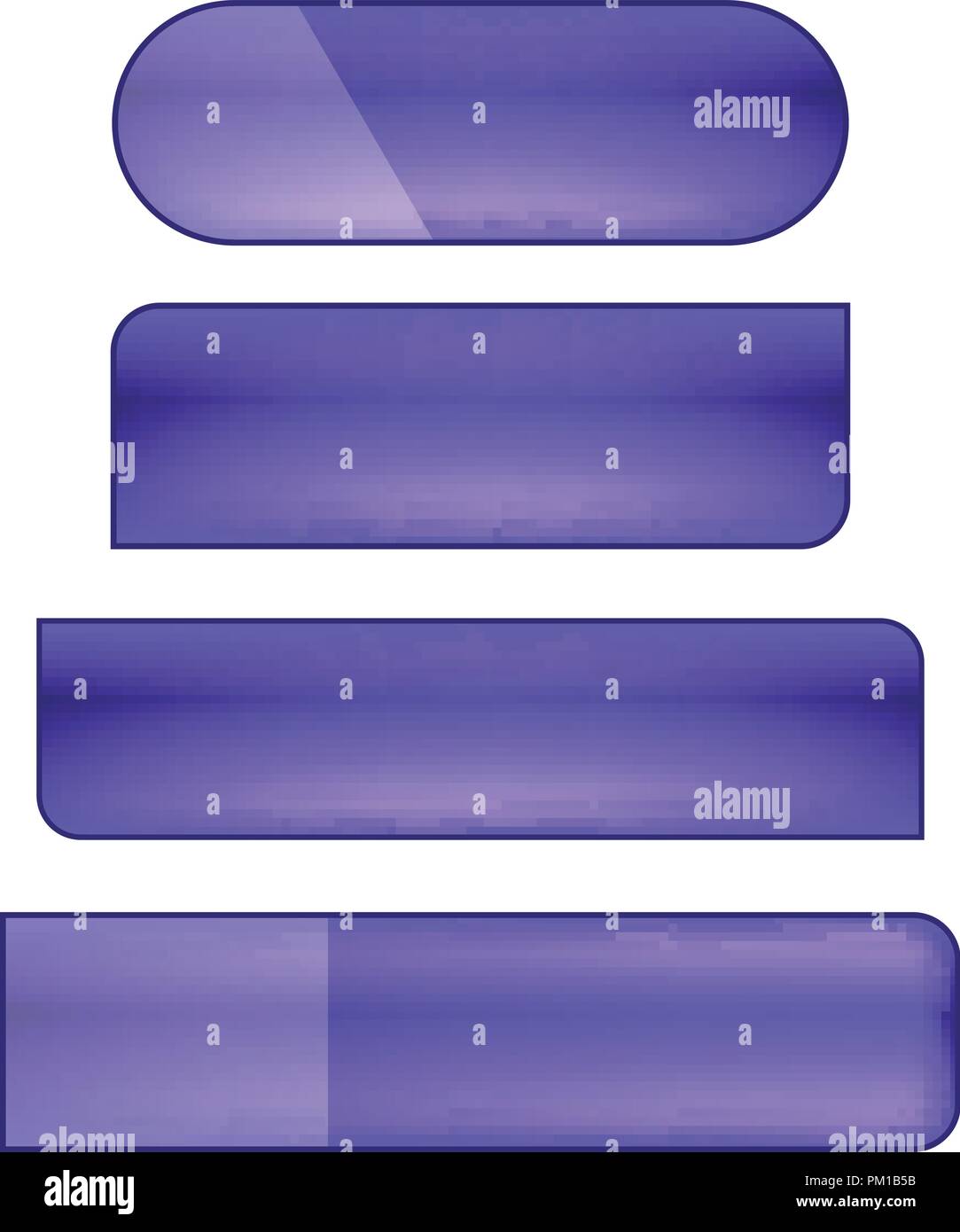 vector web buttons set - violet Stock Vector Image & Art - Alamy