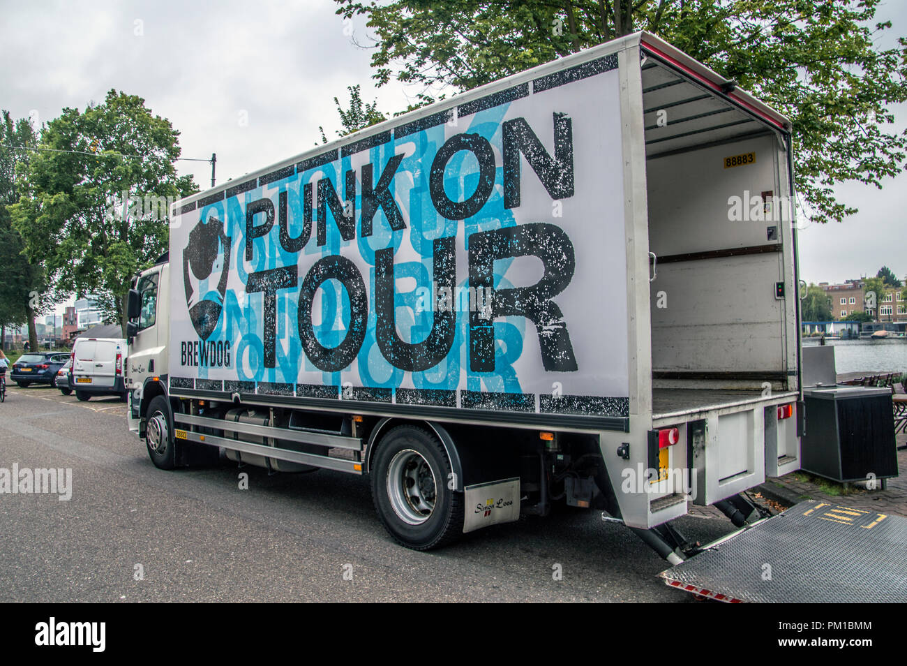 Brewdog Beer Company Truck At Amsterdam The Netherlands 2018 Stock Photo