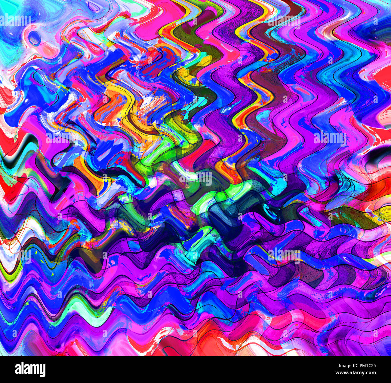 art abstract chaos wave pattern background Stock Photo Alamy