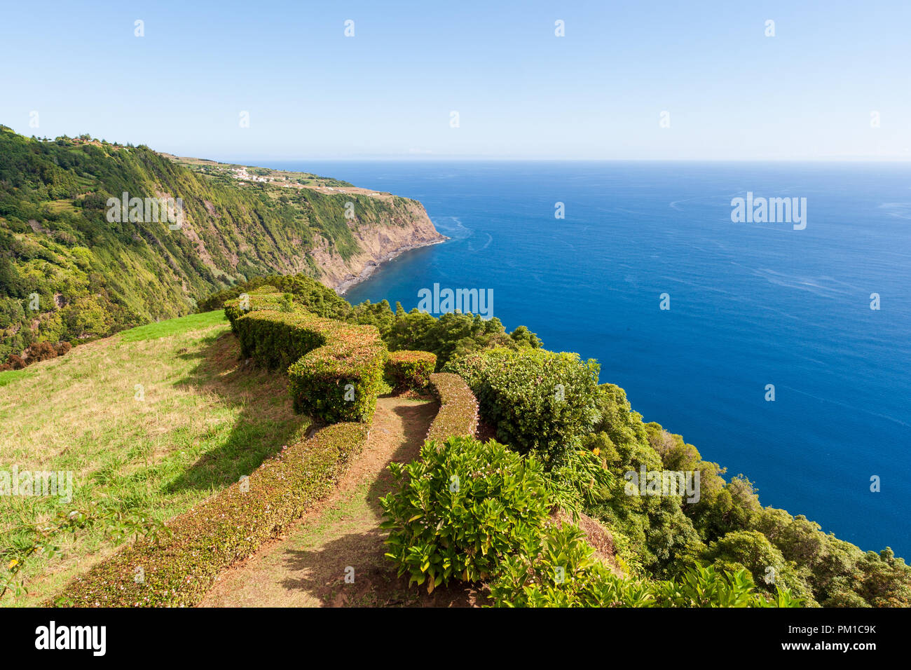 coastline sao miguel azores Stock Photo Alamy