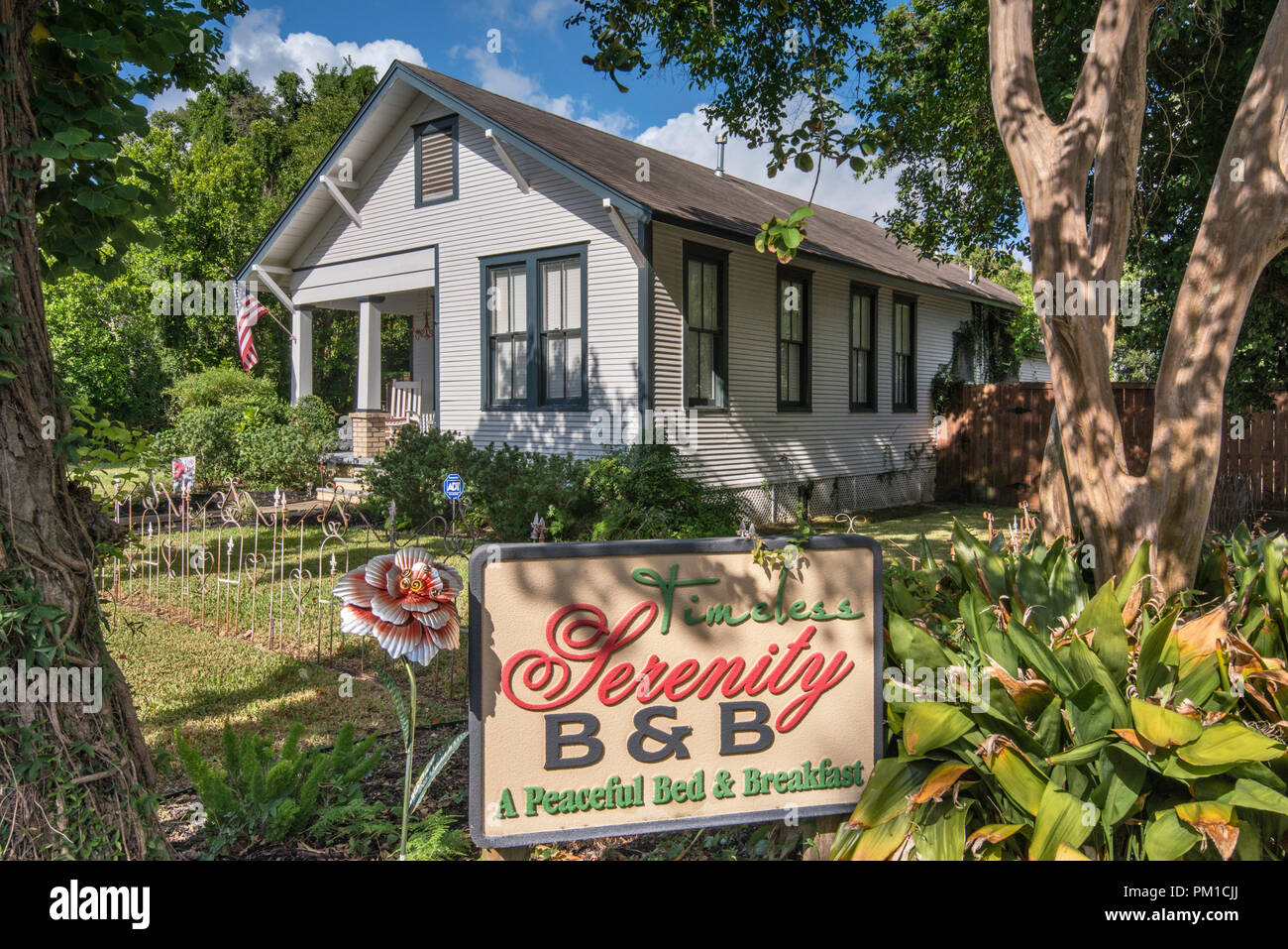 Timeless Serenity B&B, historic district near center of Victoria, Texas