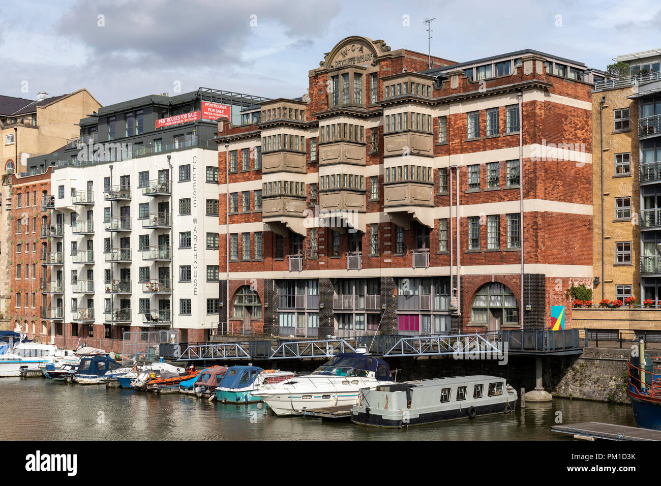 Old Warehouses At Redcliffe Wharf Now Apartments And Offices Bristol Docks Bristol England 6741