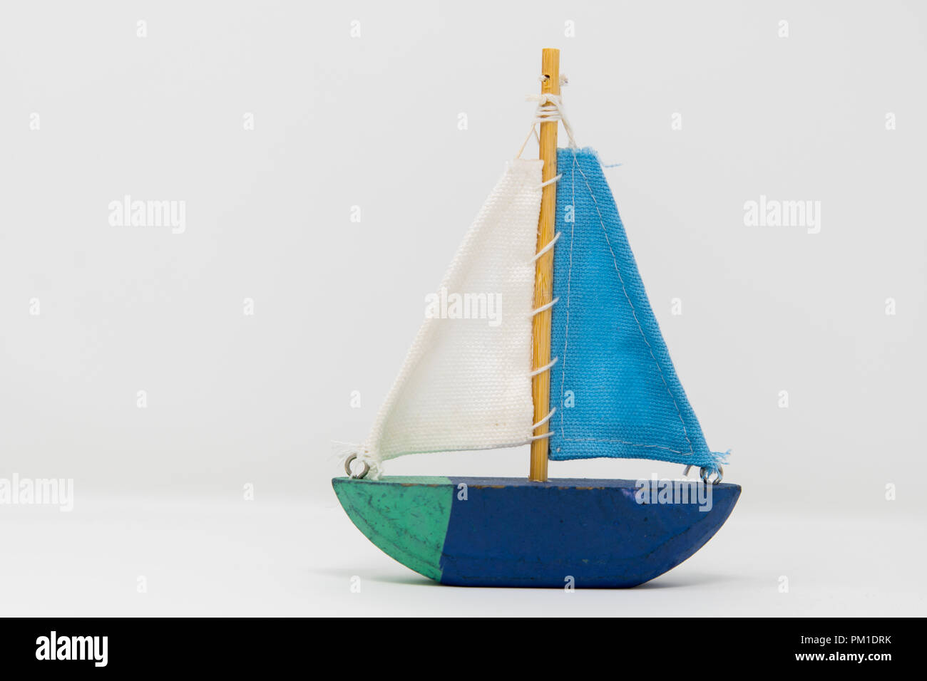 wooden sailing boat toy
