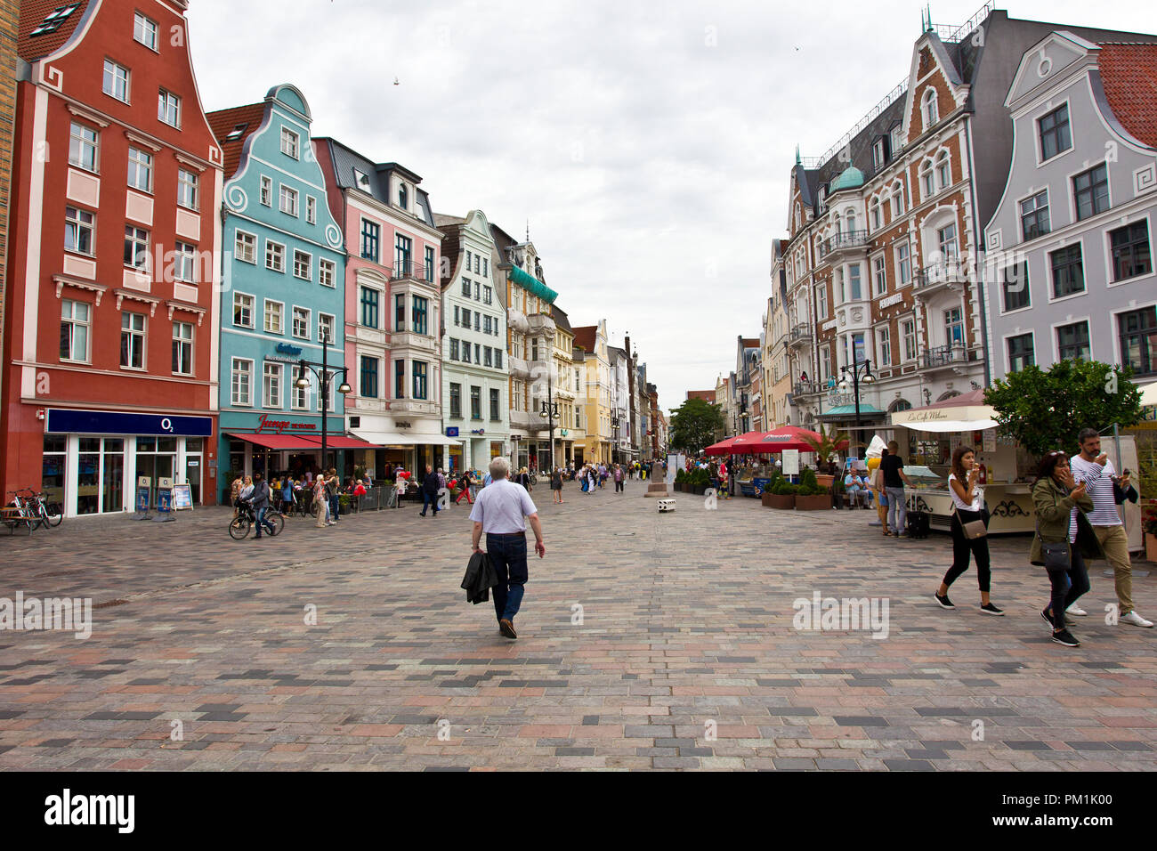 This cookie is essential for the security of the website and visitor. Street In Rostock Germany Stock Photo Alamy