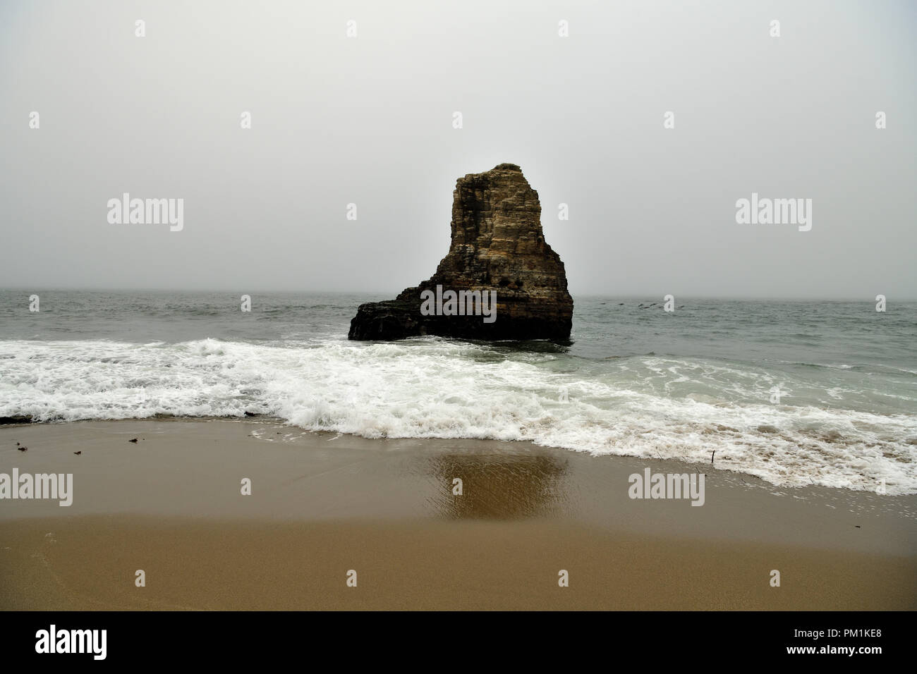 Davenport Beach, California Stock Photo