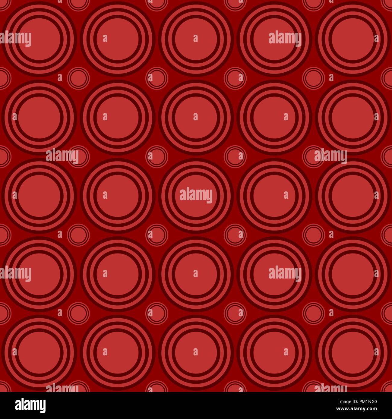 Simple repeating pattern - vector circle design background Stock Vector