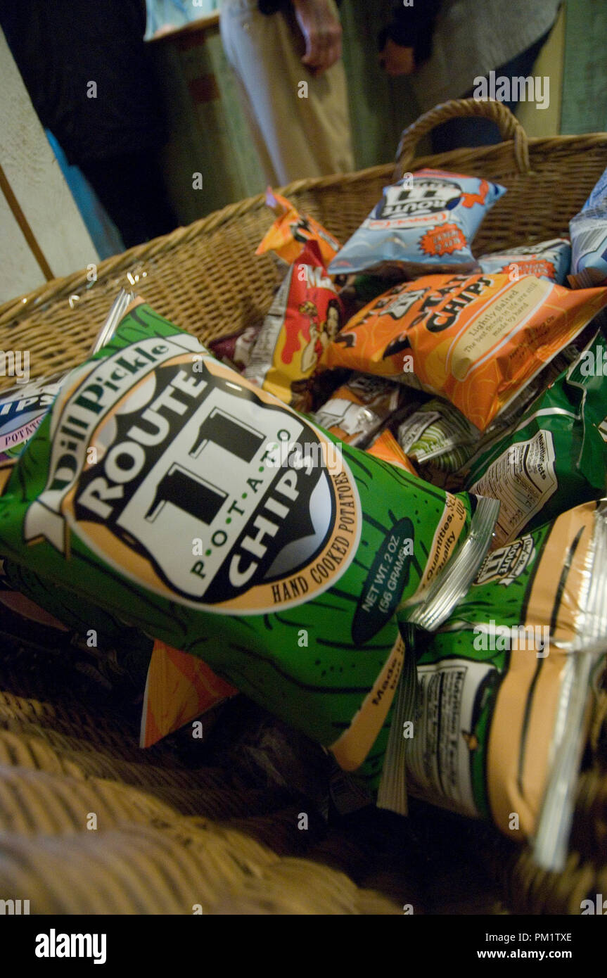 UNITED STATES August 24 The Route 11 potato chip factory in