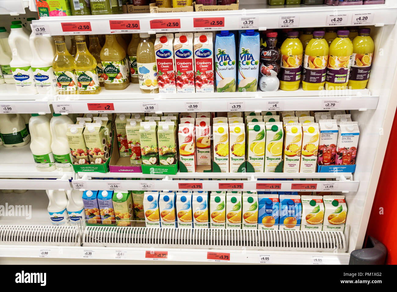 Supermarket grocery uk sainsburys fruit hires stock photography and