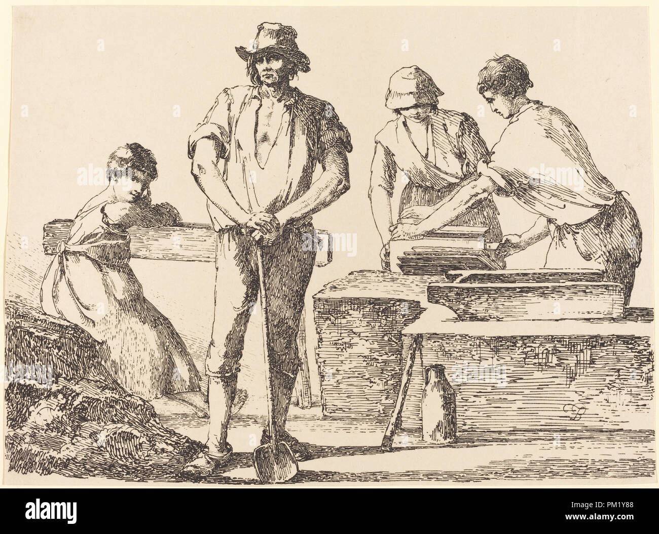 Tilemakers. Dated: 1803. Medium: pen-and-tusche lithograph. Museum ...