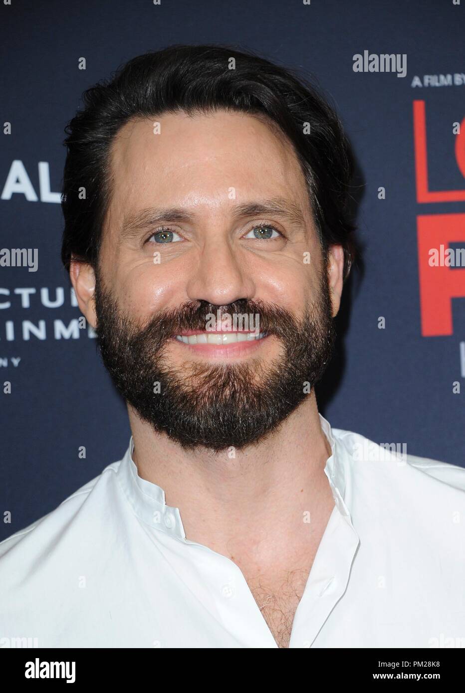 West Hollywood, CA. 16th Sep, 2018. Edgar Ramirez at arrivals for LOVING PABLO Premiere, The London Hotel West Hollywood, West Hollywood, CA September 16, 2018. Credit: Elizabeth Goodenough/Everett Collection/Alamy Live News Stock Photo