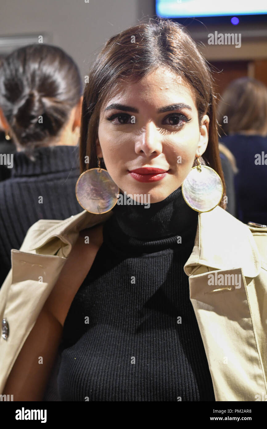London, UK. 16th Sep 2018. Pierre Garroudi Spectacular Fashion Show at London Fashion Week SS19 latest collection showcasing ten new, exclusive, luxury bags created to run alongside the couture collection at Strand Palace Hotel on 16 September 2018, London, UK. Credit: Picture Capital/Alamy Live News Stock Photo