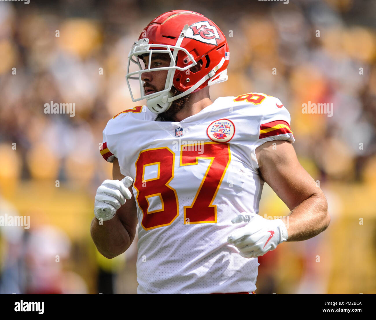 September 16th, 2018: Chiefs #87 Travis Kelce during the 