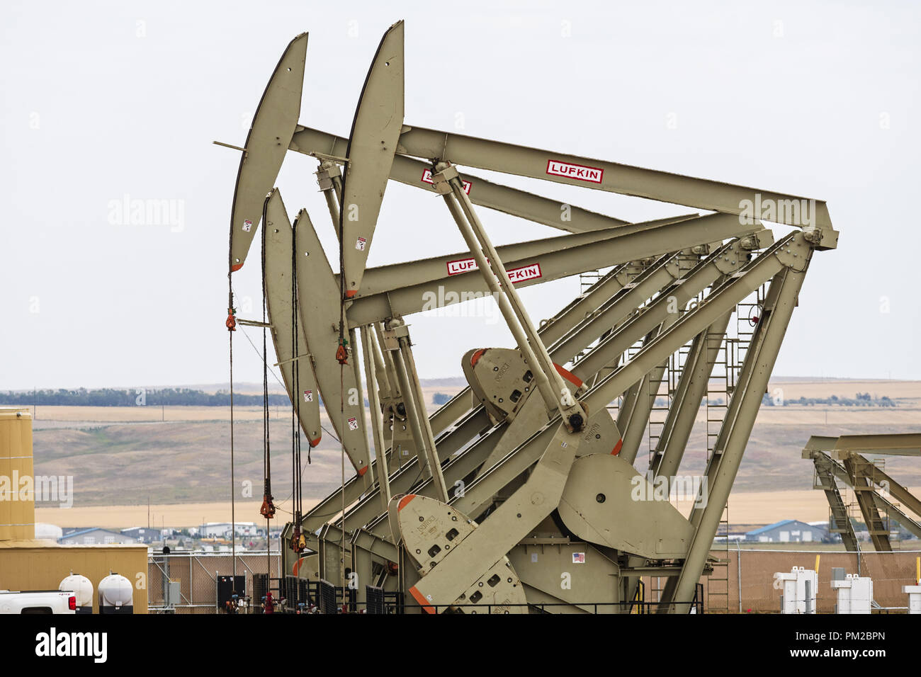 Williston North Dakota Usa 8th Sep 2018 Oilfield Pump Jacks