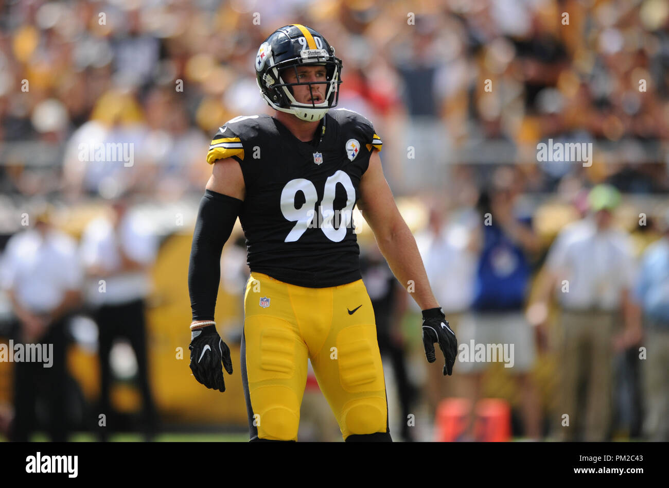 September 16th, 2018 Steelers 90 T.J.Watt during the Pittsburgh