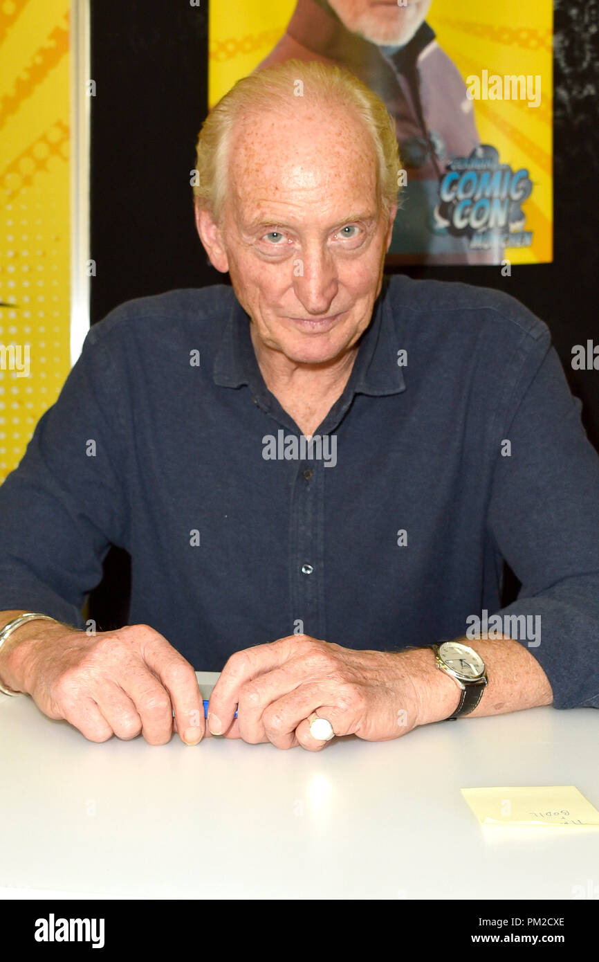 Munich, Deutschland. 15th Sep, 2018. Charles Dance at the German Comic Con Munchen in the MOC. Munich, 15.09.2018 | usage worldwide Credit: dpa/Alamy Live News Stock Photo