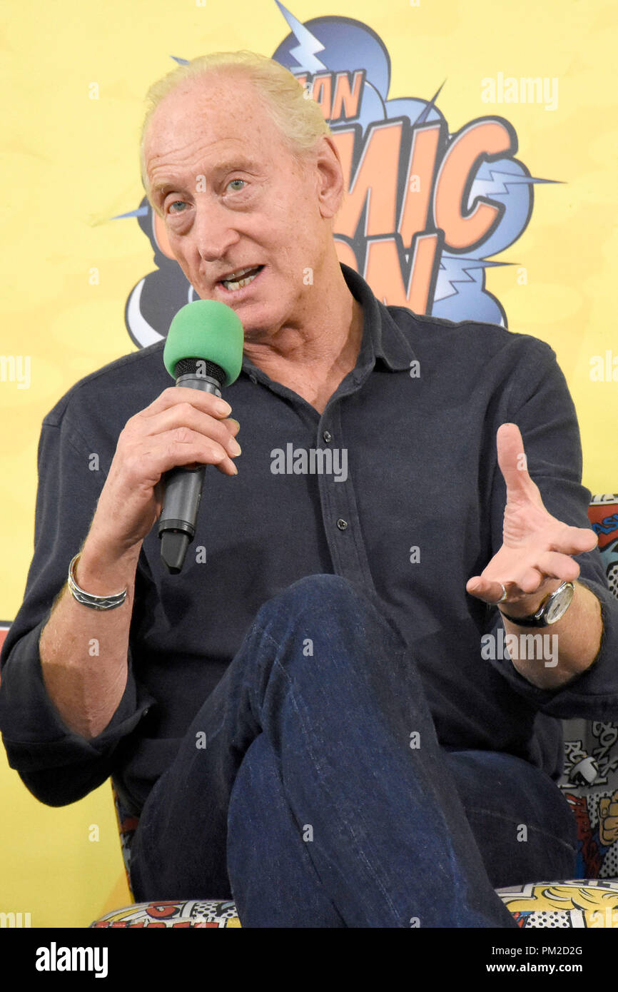 Munich, Deutschland. 15th Sep, 2018. Charles Dance at the German Comic Con Munchen in the MOC. Munich, 15.09.2018 | usage worldwide Credit: dpa/Alamy Live News Stock Photo