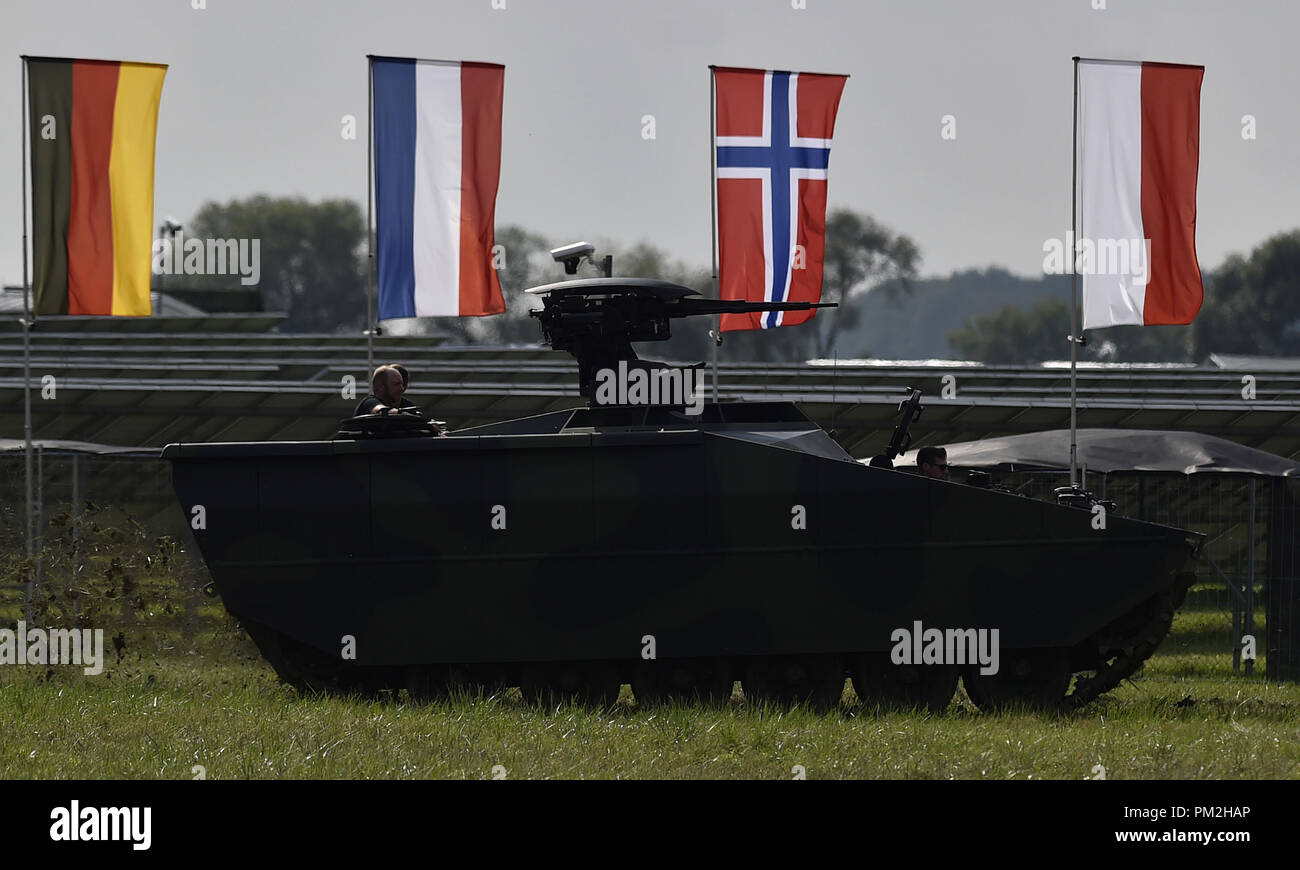 The German Armoured Fighting Vehicle Lynx Was Presented During The Nato Days And Czech Air Force Days At Mosnov Airport Ostrava Czech Republic The German Armoured Fighting Vehicle Lynx Was Presented During The Nato Days And Czech Air Force Days At Mosnov Airport Ostrava Czech Republic