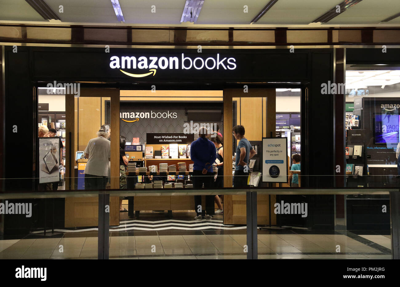 New York City, New York, USA. 17th Sep, 2018. A view of Amazon Books ...