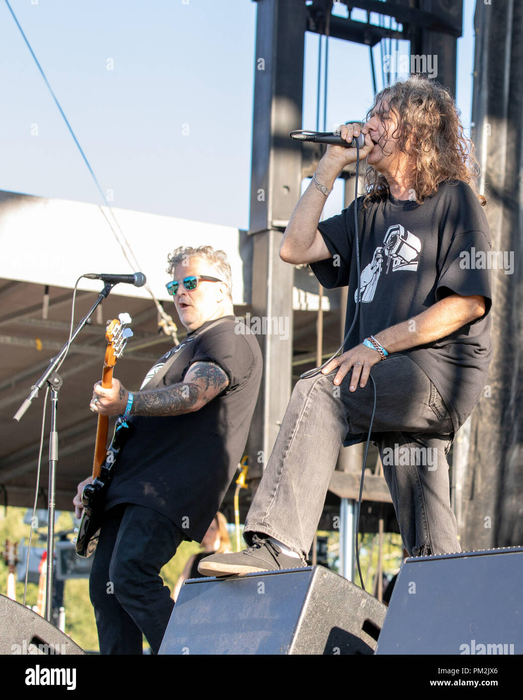 Tony Reflex Chicago, Illinois, USA. 15th Sep, 2018. BRAD LOGAN and TONY REFLEX of ...