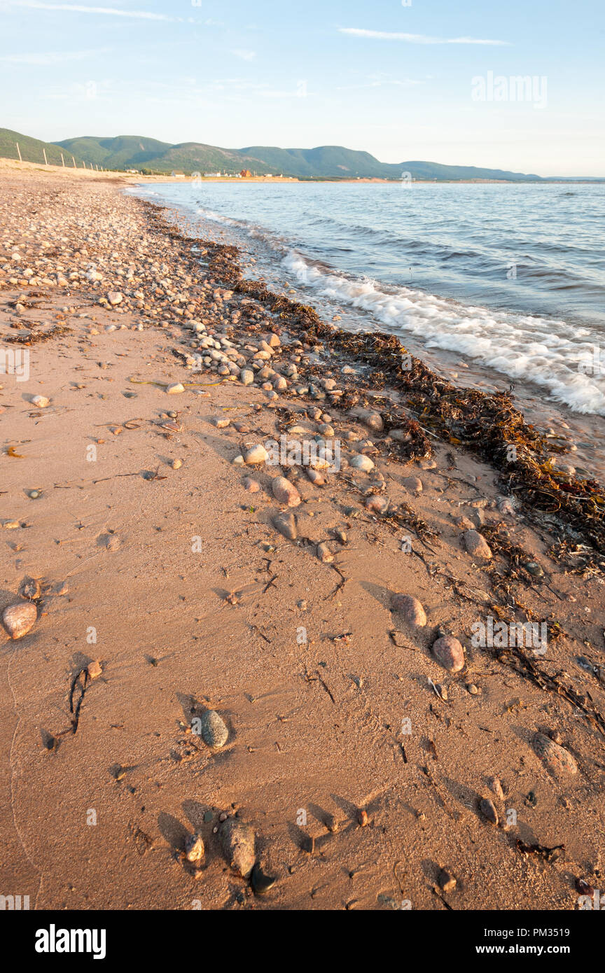 Cheticamp beach, Cape Breton Island, NS, Canada Stock Photo Alamy