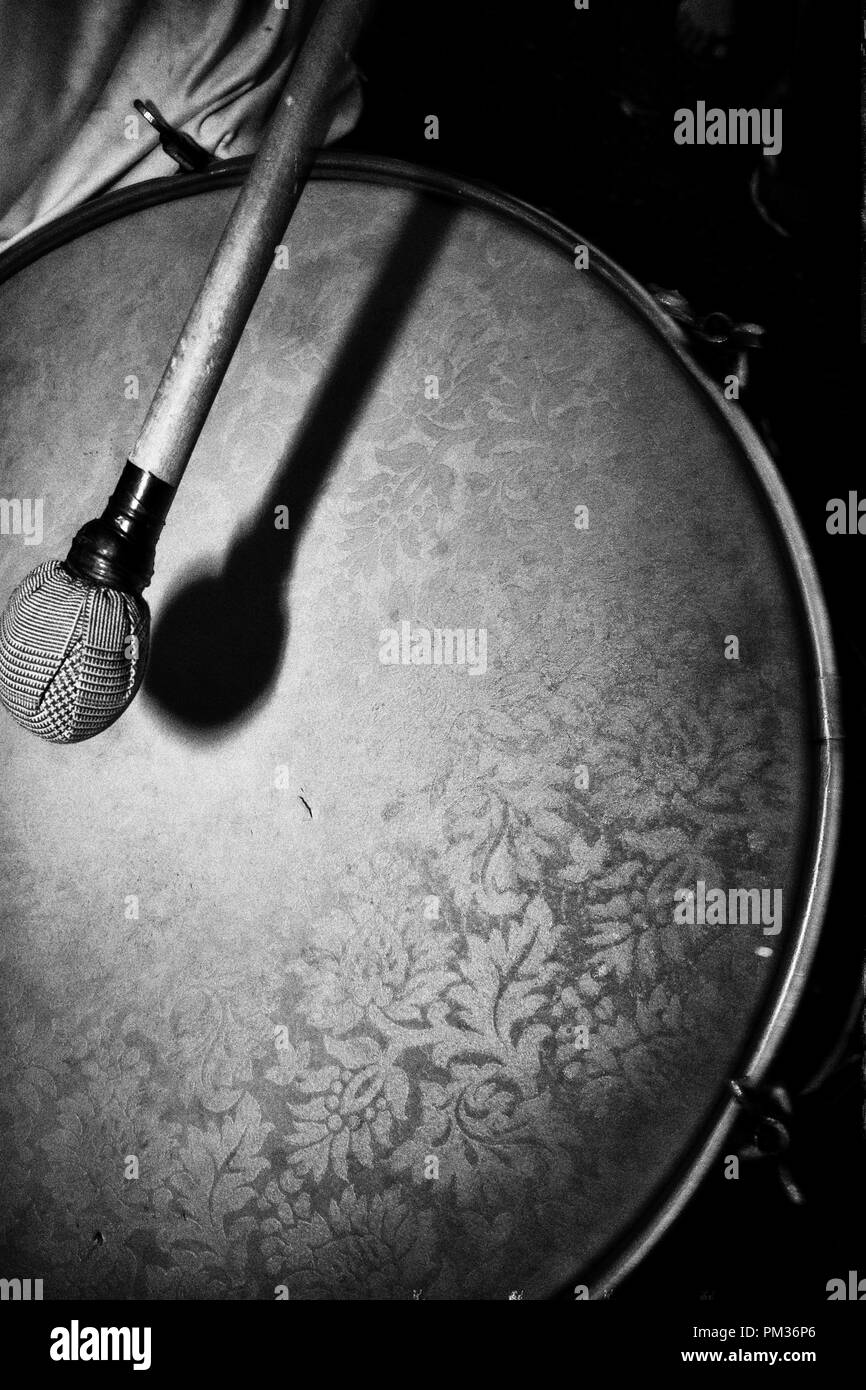 Steel pan drum on white background hi-res stock photography and images