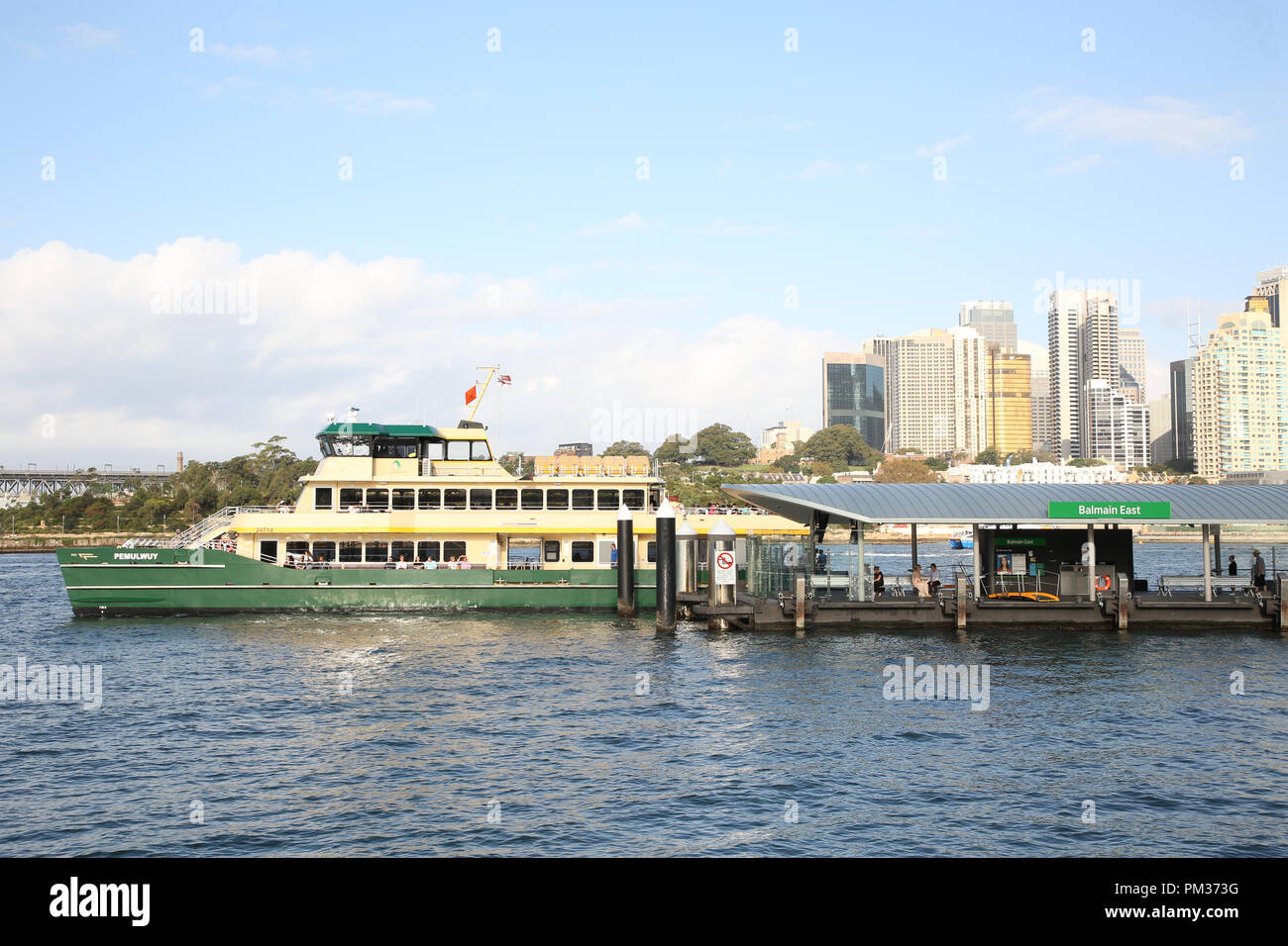 Balmain East ferry wharf in Sydney, Australia Stock - Alamy