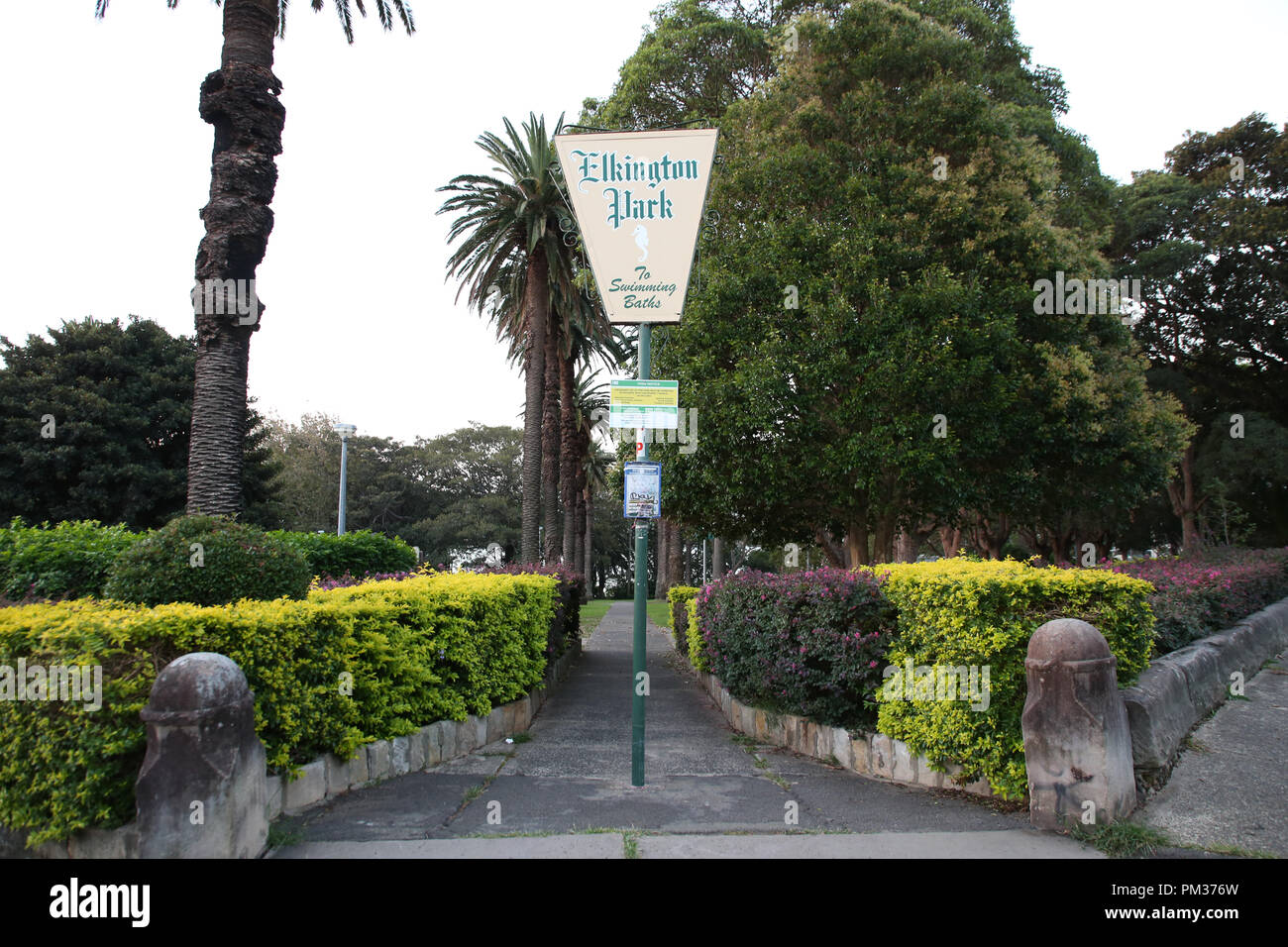 Elkington Park, Balmain in Sydney. Stock Photo