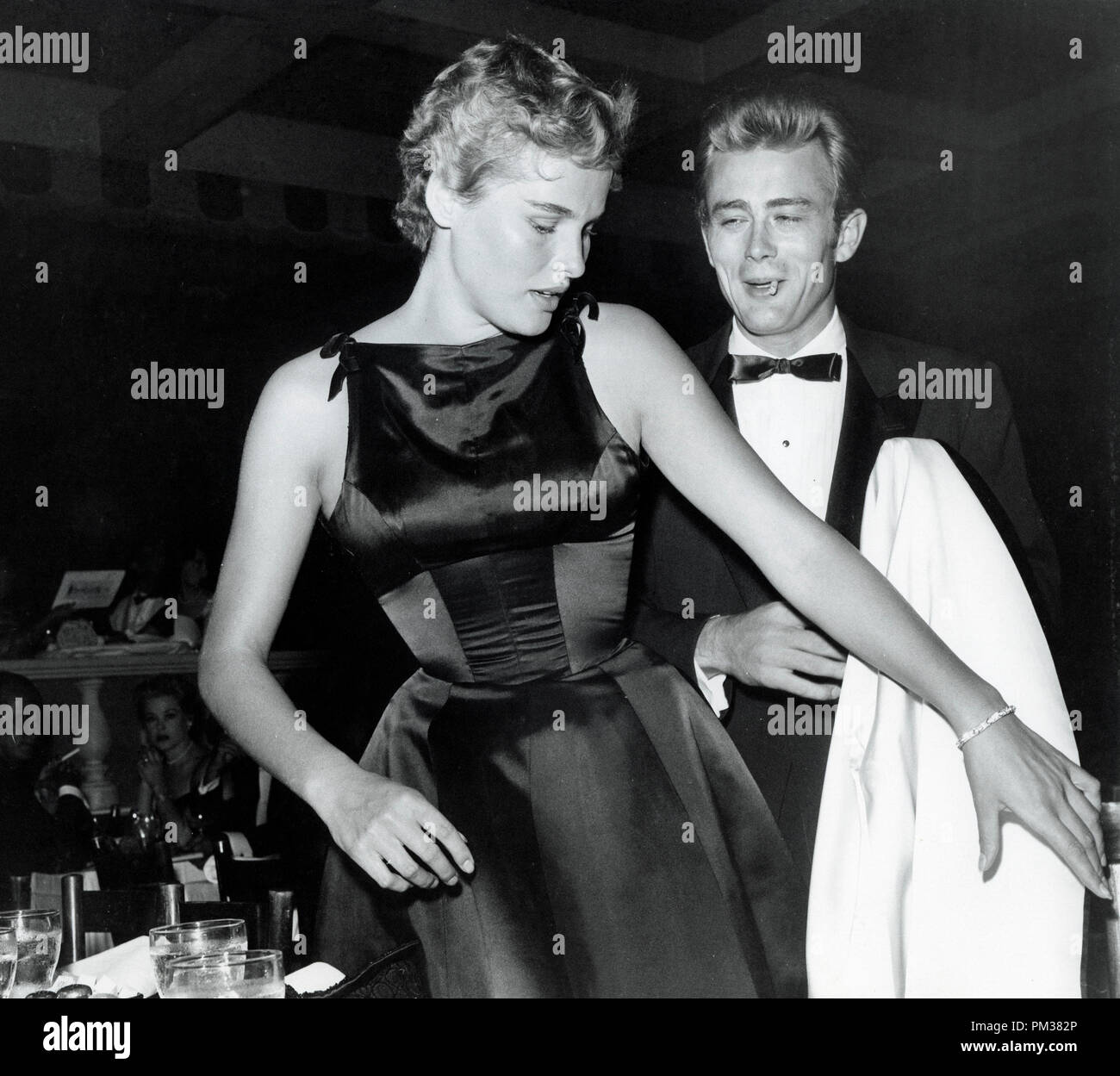 James Dean and Ursula Andress attend the Thalian Ball on August 29
