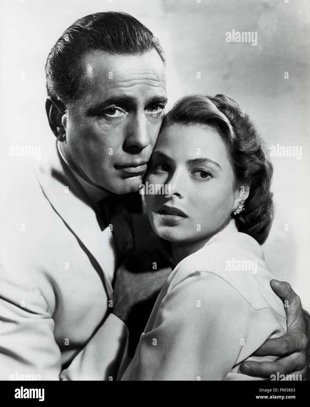 Humphrey Bogart and Ingrid Bergman. Publiciity Still from 