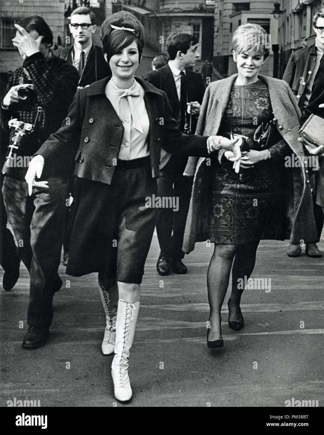 Barbra Streisand during the Boadway run of 
