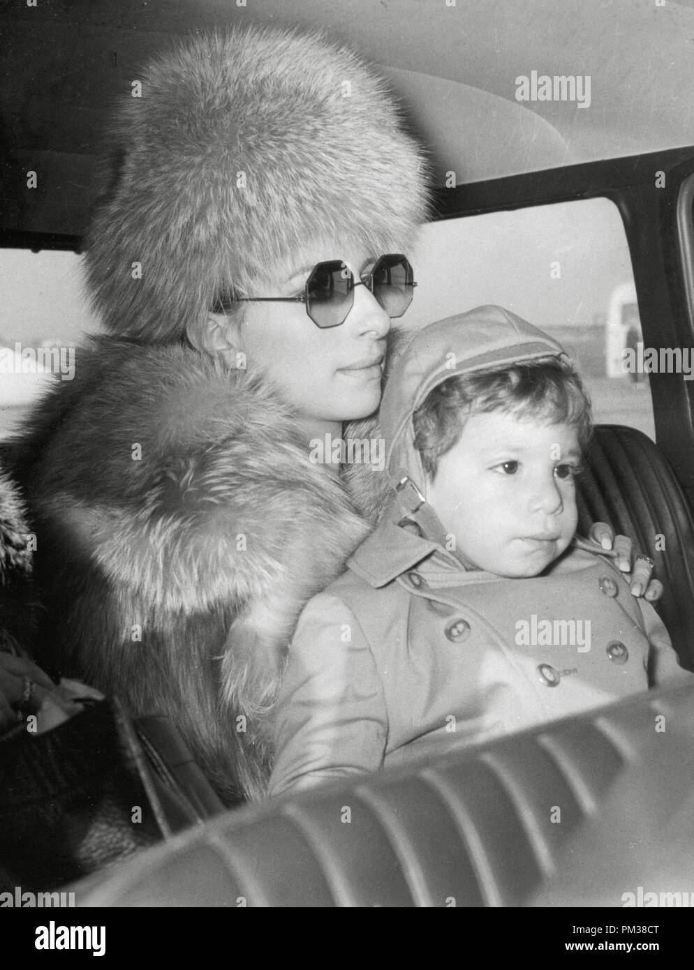 Barbra Streisand with her son Jason, March 1969. File Reference # 1194  034THA Stock Photo - Alamy